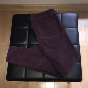 Purple Corduroy Jeggings